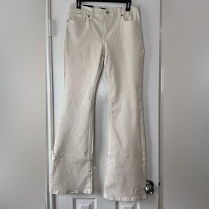 Banana Republic Cream Bootcut Jeans 28/6 Low Rise Jeans